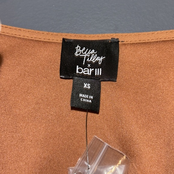 Becca x Bar III women’s ginger bread long sleeve dress size XS - Picture 3 of 9